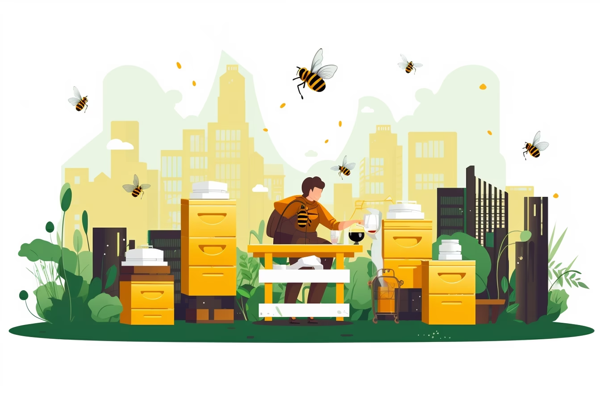 honey-production beehive beekeeping-tools